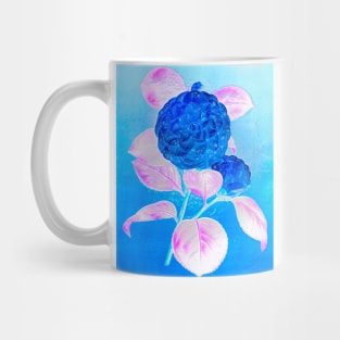 blue flower rose flowers Mug